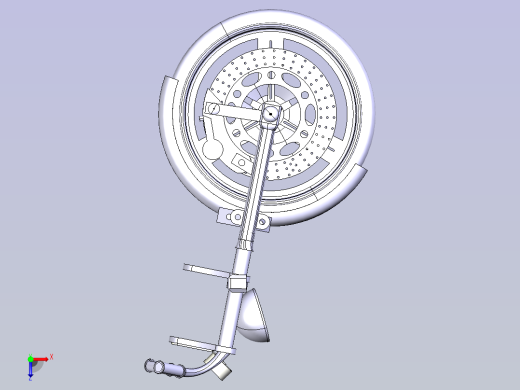 摩托车车头俯视缩略图