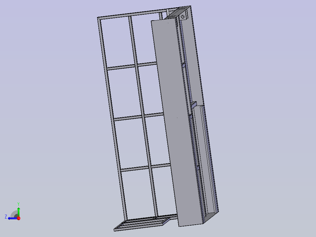 剪式升降机右视图