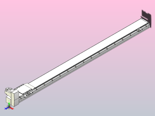 机器人皮带驱动直线轴TPA-GCB-120-P70-L1400-RU-M20-N3