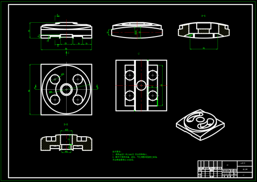 A6V-160斜轴式轴向变量马达（CAD+说明书）缩略图