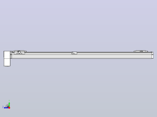 皮带直线轴双滑块型TPA-GCBS-80-P60-L500-RP-M20-N3右视缩略图