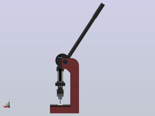 solidworks中的冲床后视缩略图