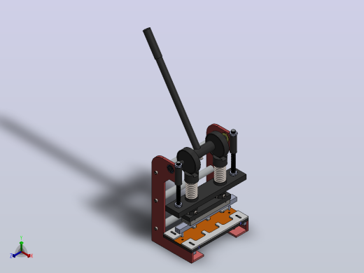 solidworks中的冲床正等轴测缩略图
