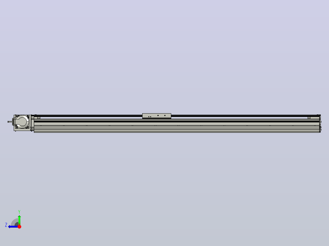MT120BT半封闭皮带滑台[MT120BT.L100.1000.LT.P40.C3]右视图