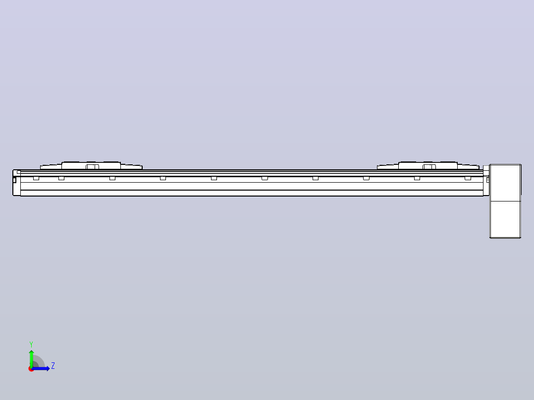 皮带直线轴双滑块型TPA-GCBS-120-P70-L225-LP-M20-N3左视图