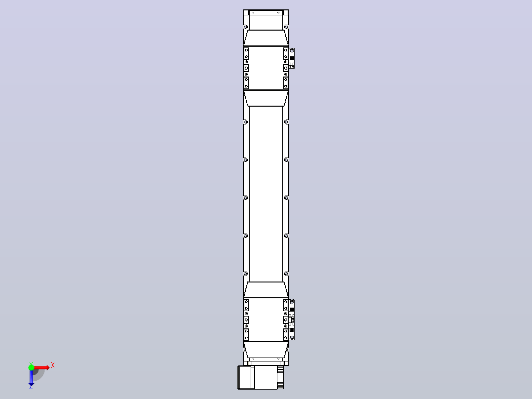 皮带直线轴双滑块型TPA-GCBS-120-P70-L225-LP-M20-N3俯视图