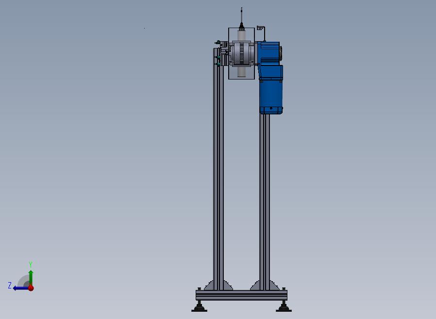 一条德国设备上的输送流水线右视图