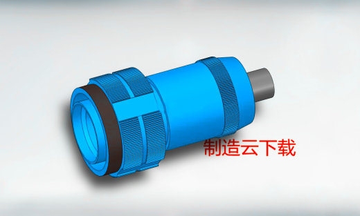 电子连接器3D模型缩略图