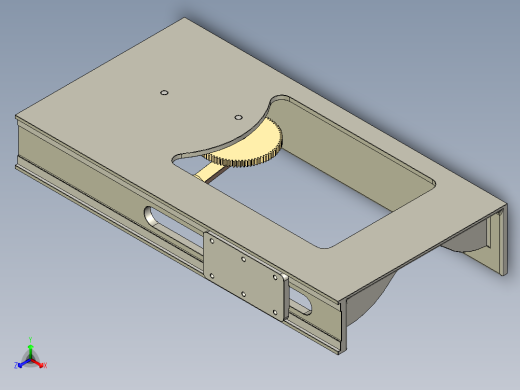 双齿轮单滑块曲柄连杆传动机构