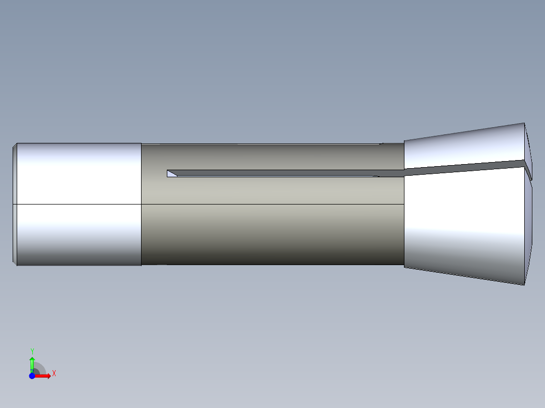 R8-夹头组-R8 COLLET 0.625.STEP前视图