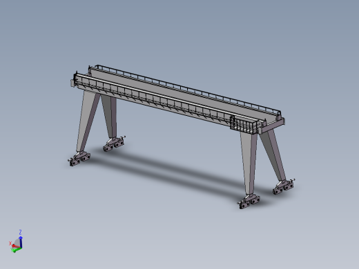 50T集装箱门式起重机门架结构设计及有限元分析