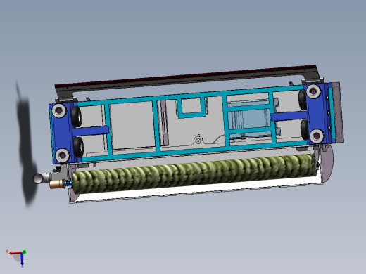 光伏清洁机器人3D+2D