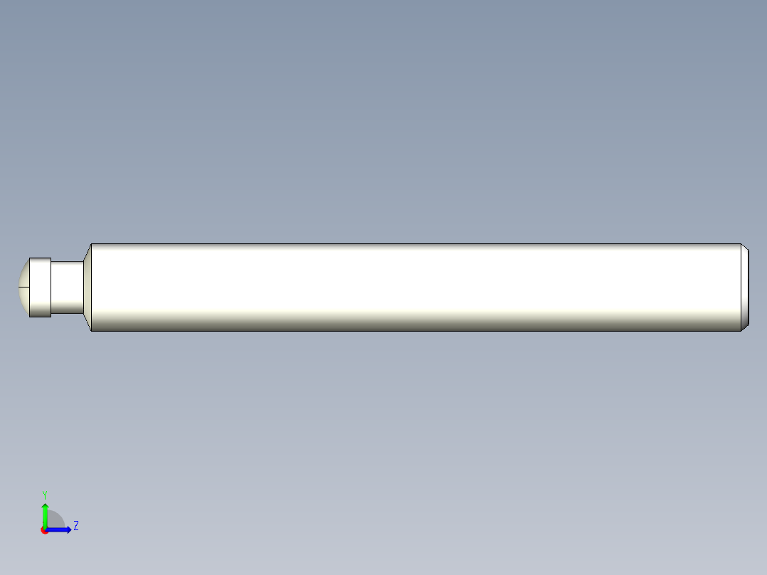 水平調整腳座連結螺絲2254-3D多系列多零件图纸模型左视图