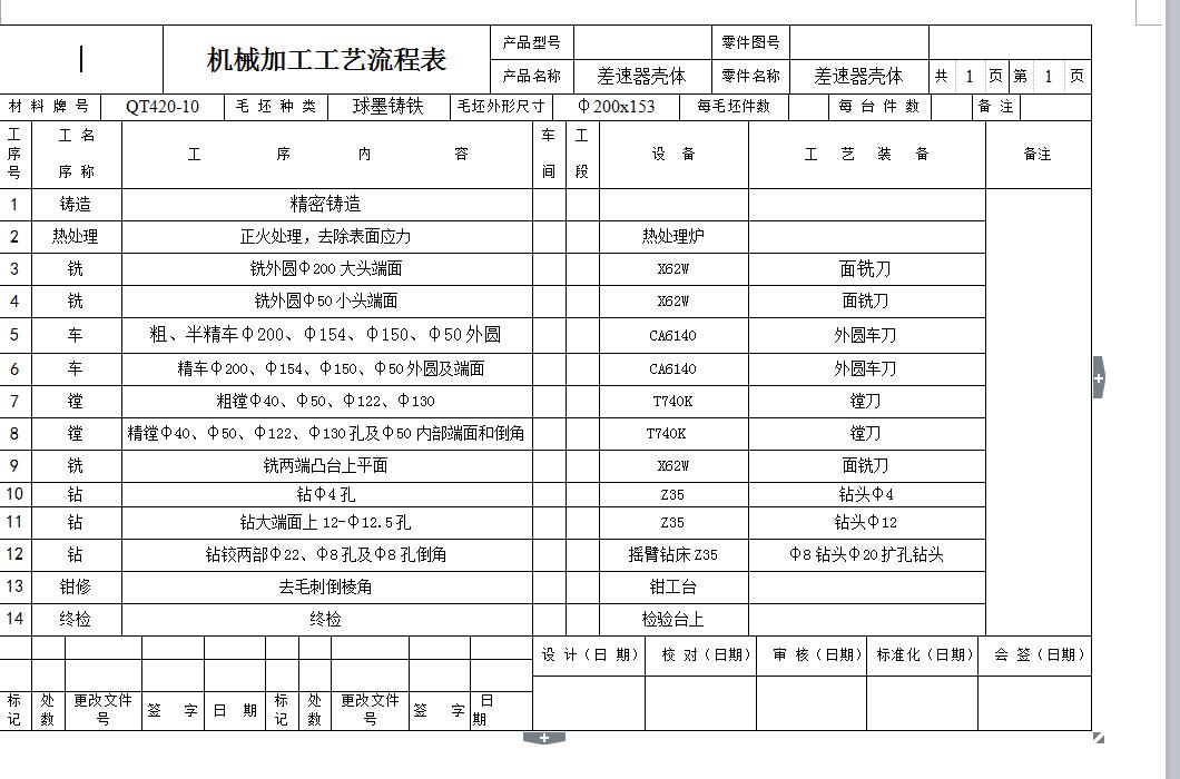 Q549-差速器壳机械加工工艺及夹具设计【镗孔+钻孔两套】