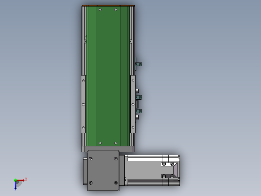 MTB同步带半封闭MTB10-LD-60俯视缩略图