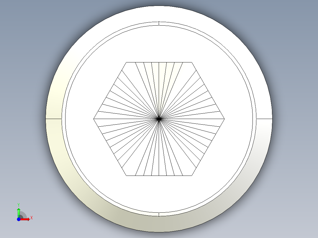 半圓定位珠螺絲(平面A)2272-3D多系列多零件图纸模型前视图