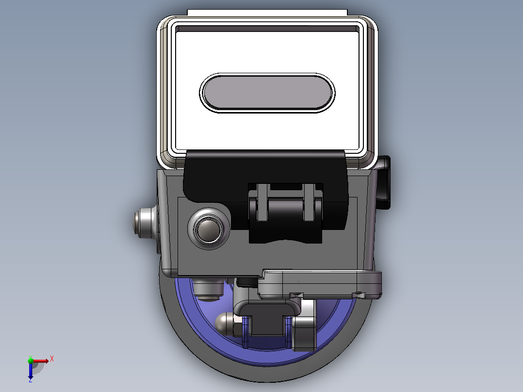 数码相机俯视图