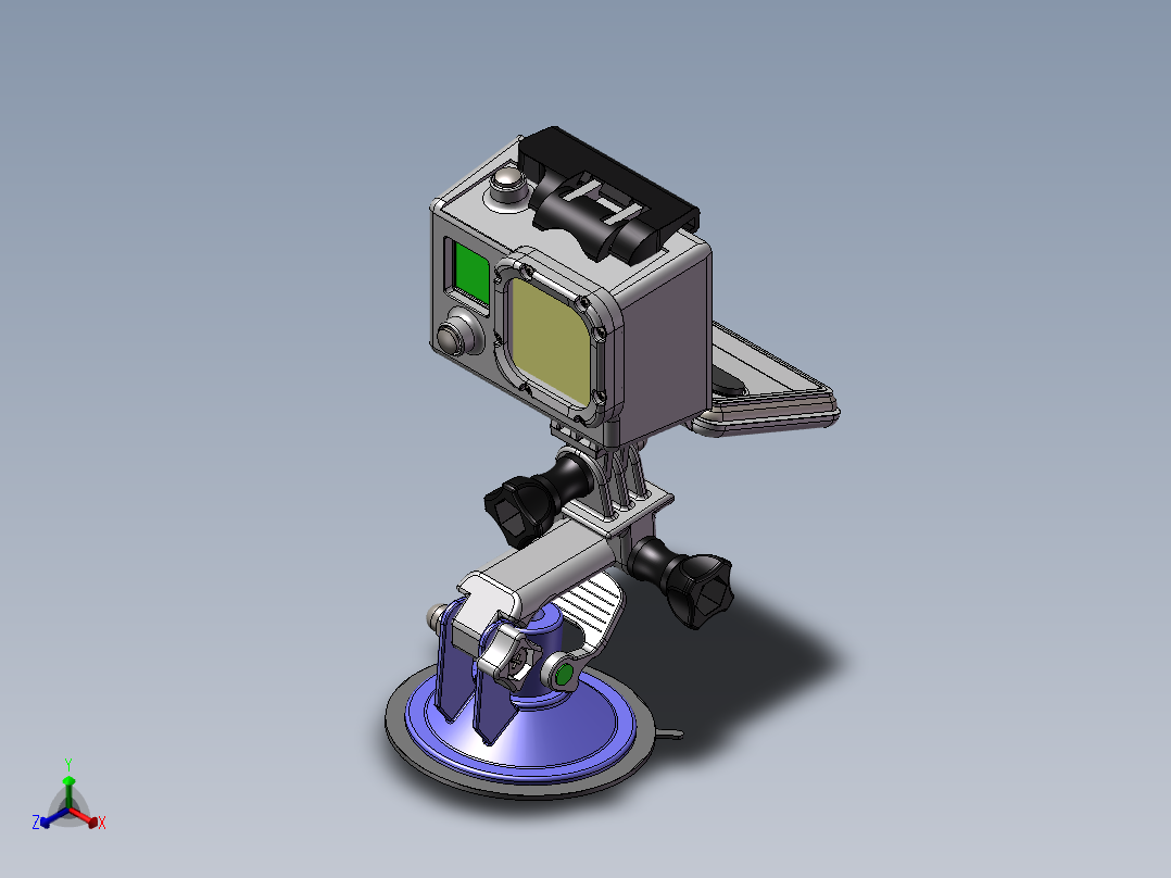 数码相机正等轴测图