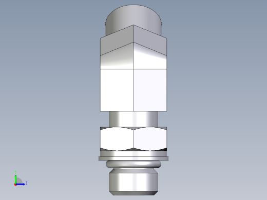 卡套式工业通用硬管接头EO_Adjustable_locknut_45_deg_elbow_VEE08SMOROMDCF左视缩略图