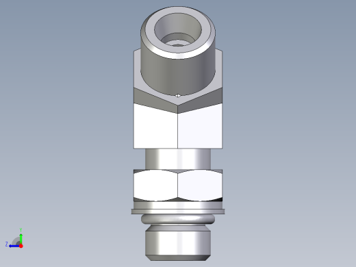 卡套式工业通用硬管接头EO_Adjustable_locknut_45_deg_elbow_VEE08SMOROMDCF右视缩略图