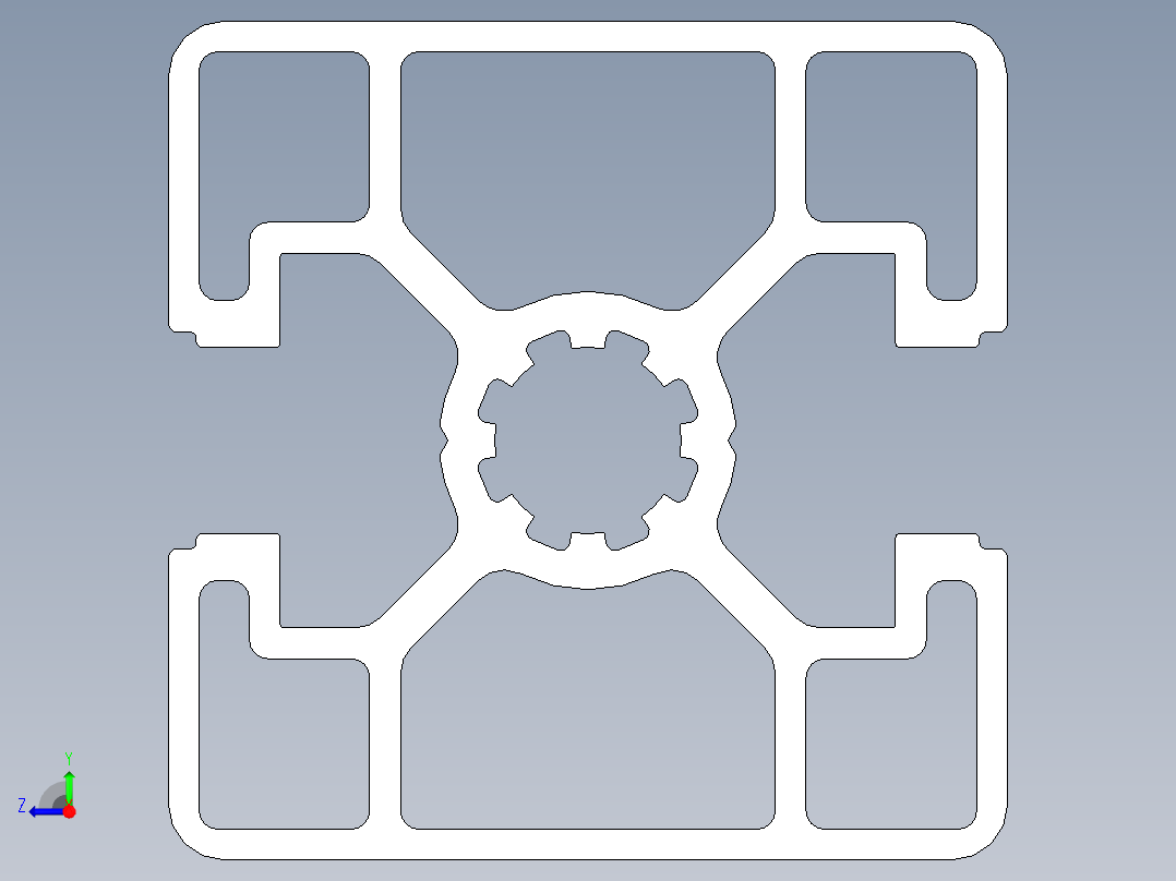 型材-BR 45X45L 2N KJN992403.STEP右视图