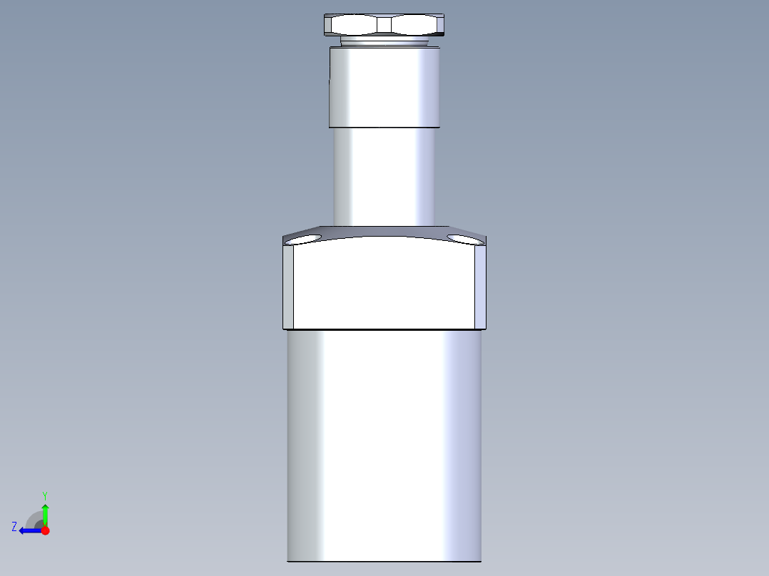 KOSMEKLHA1050-GR-Q35多系列多零件图纸模型右视图