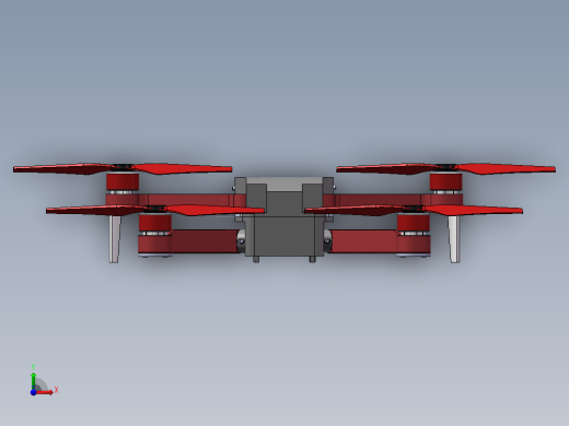 SW三维 飞行器装配体前视缩略图