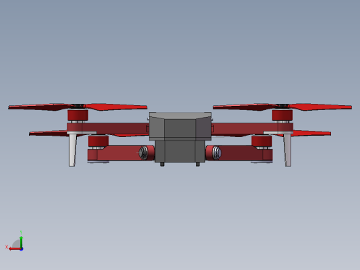 SW三维 飞行器装配体后视缩略图