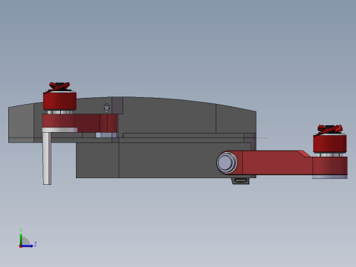 SW三维 飞行器装配体左视缩略图