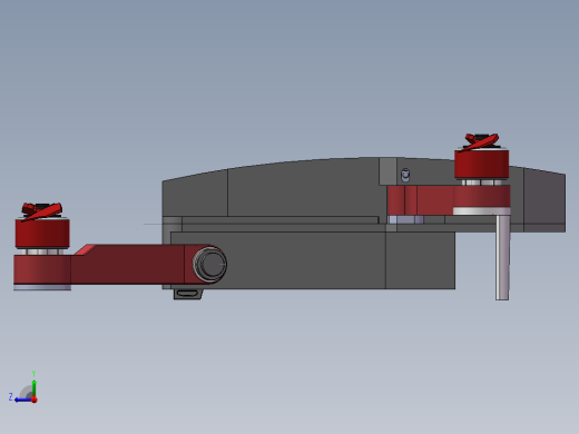 SW三维 飞行器装配体右视缩略图
