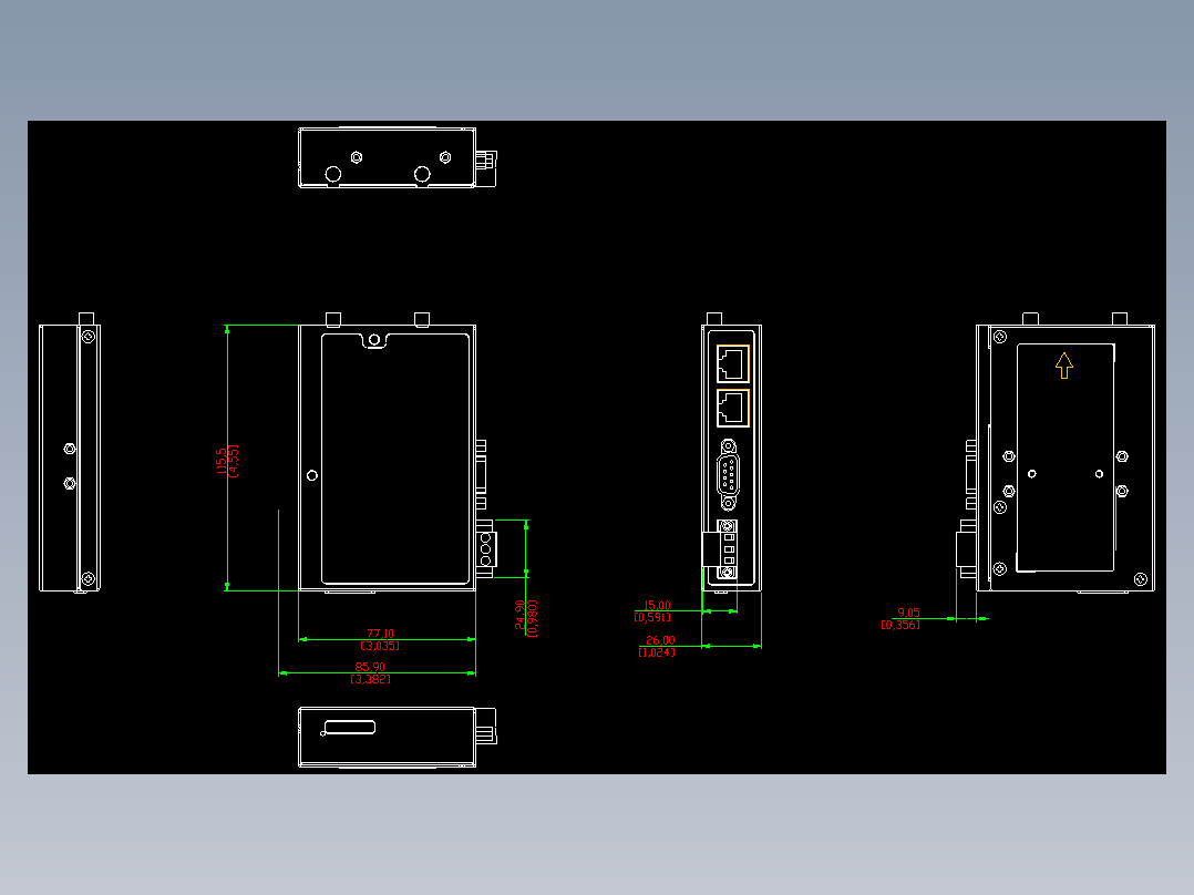 AP-BOX-C外观尺寸图
