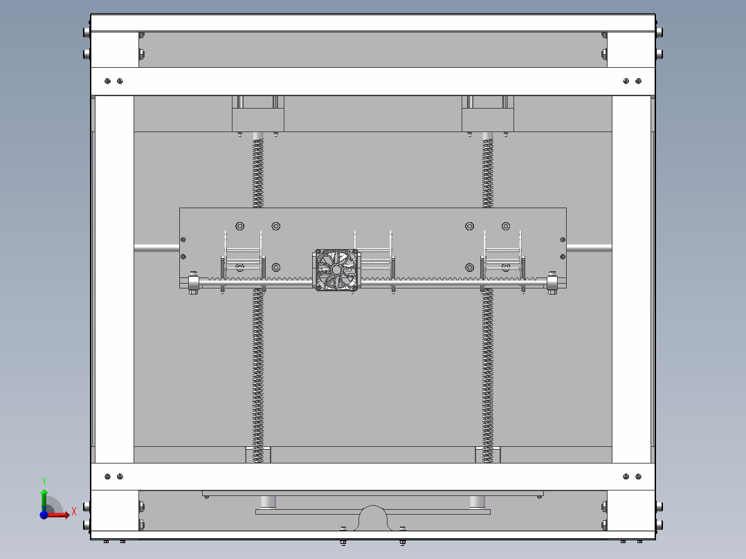 精密打印机前视图