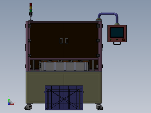 布带自动裁切设备前视缩略图