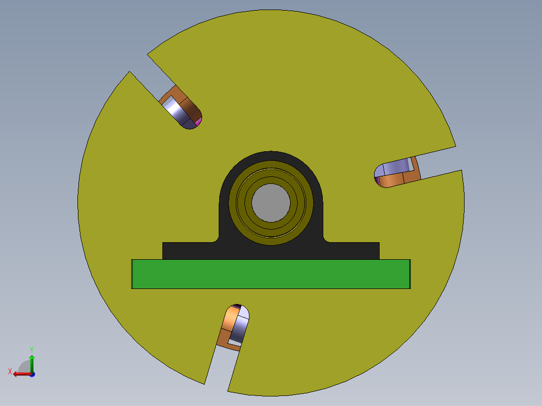 内涨式涨紧机构SW三维图=633790==160后视图