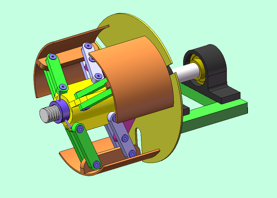内涨式涨紧机构SW三维图=633790==160