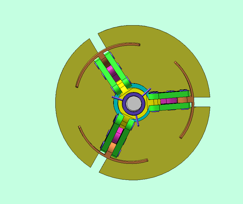 内涨式涨紧机构SW三维图=633790==160