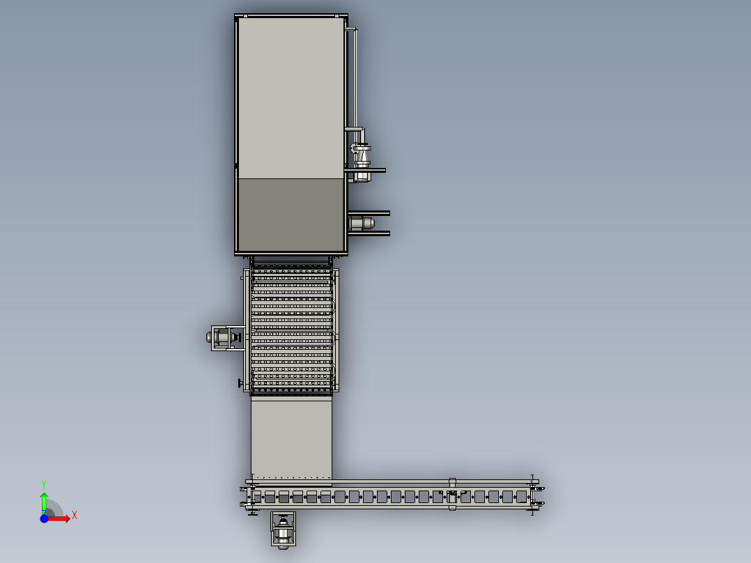三维图 (2)前视图