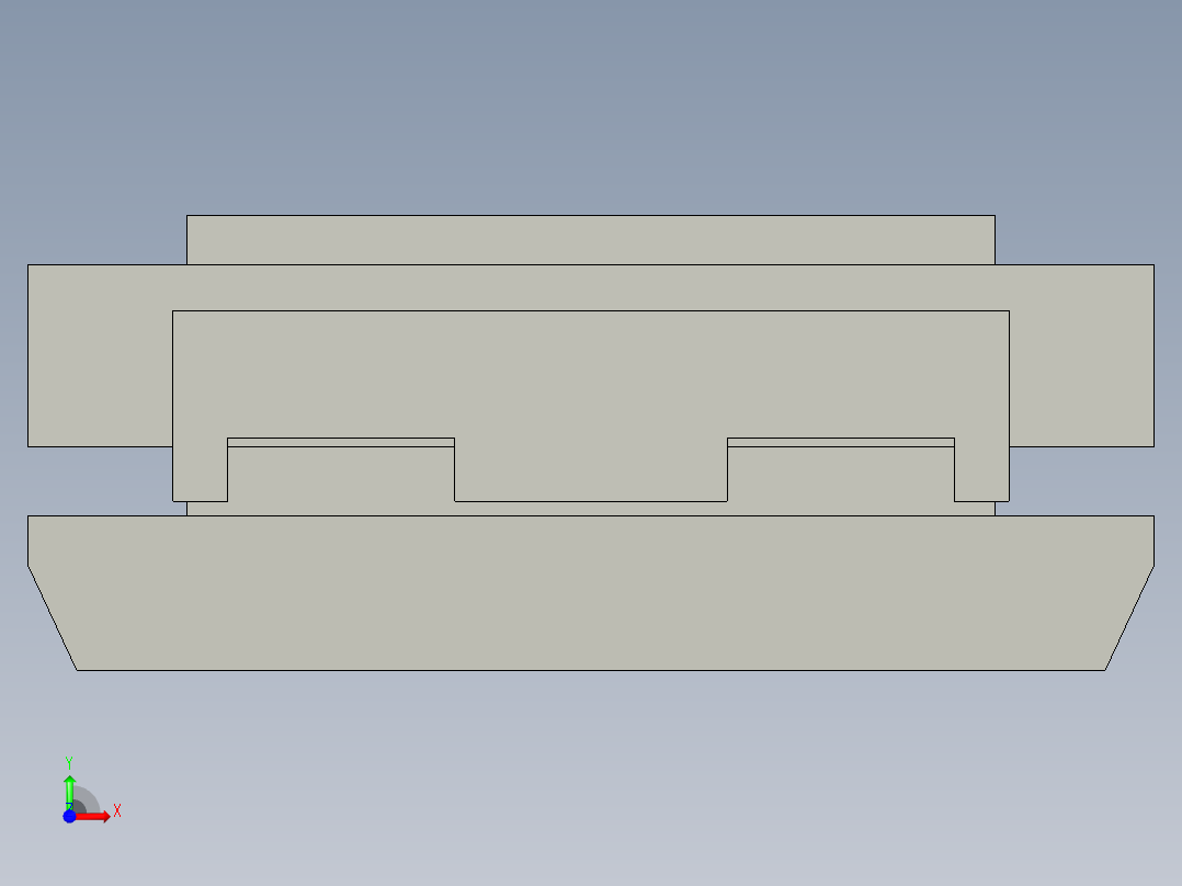 基恩士LK-GD500_kc图纸模型前视图
