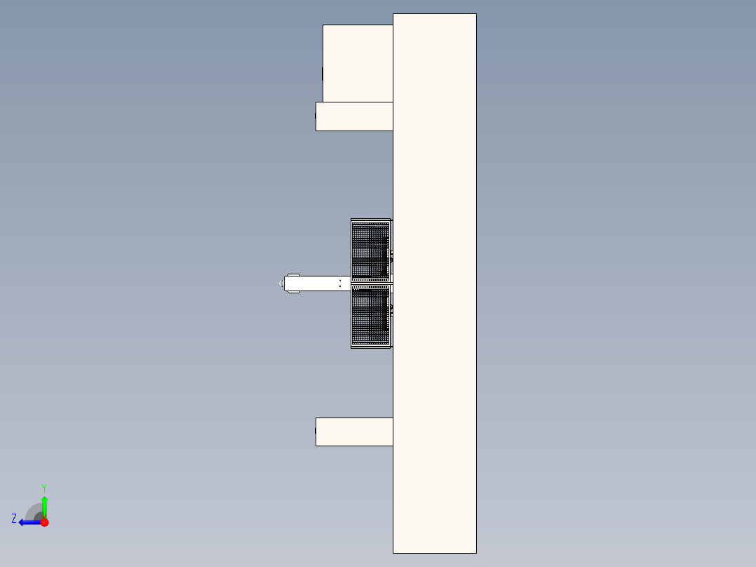 液压智能行走装置sw右视图