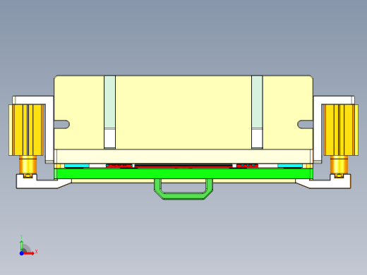 REACHER-A笔记本CNC工装夹具三维模型-cnc2前视缩略图