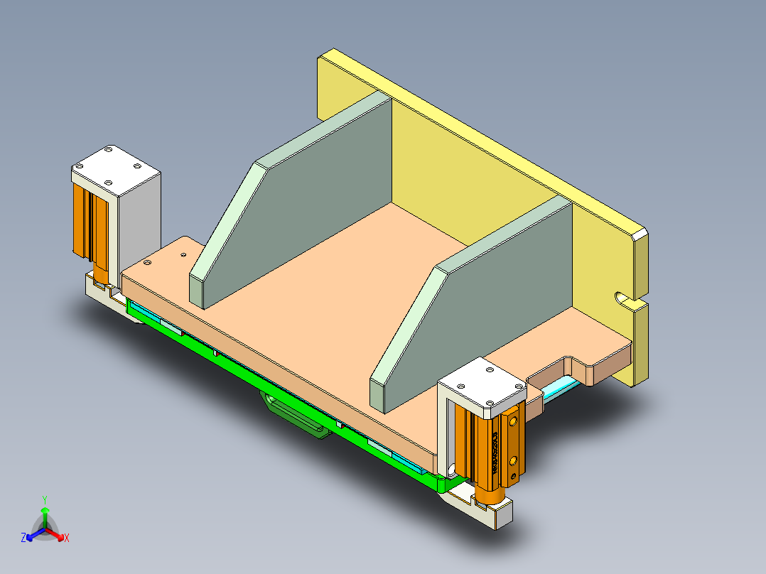 REACHER-A笔记本CNC工装夹具三维模型-cnc2正等轴测图