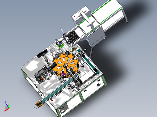Dell服务器配件组装检测线（sw19可编辑+工程图）