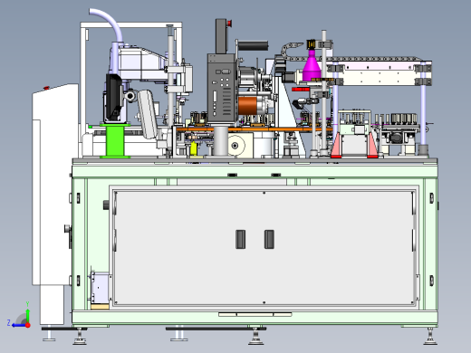 Dell服务器配件组装检测线（sw19可编辑+工程图）右视缩略图