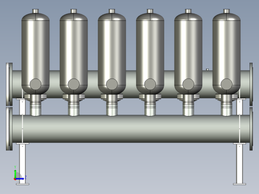 叠片式过滤器左视缩略图