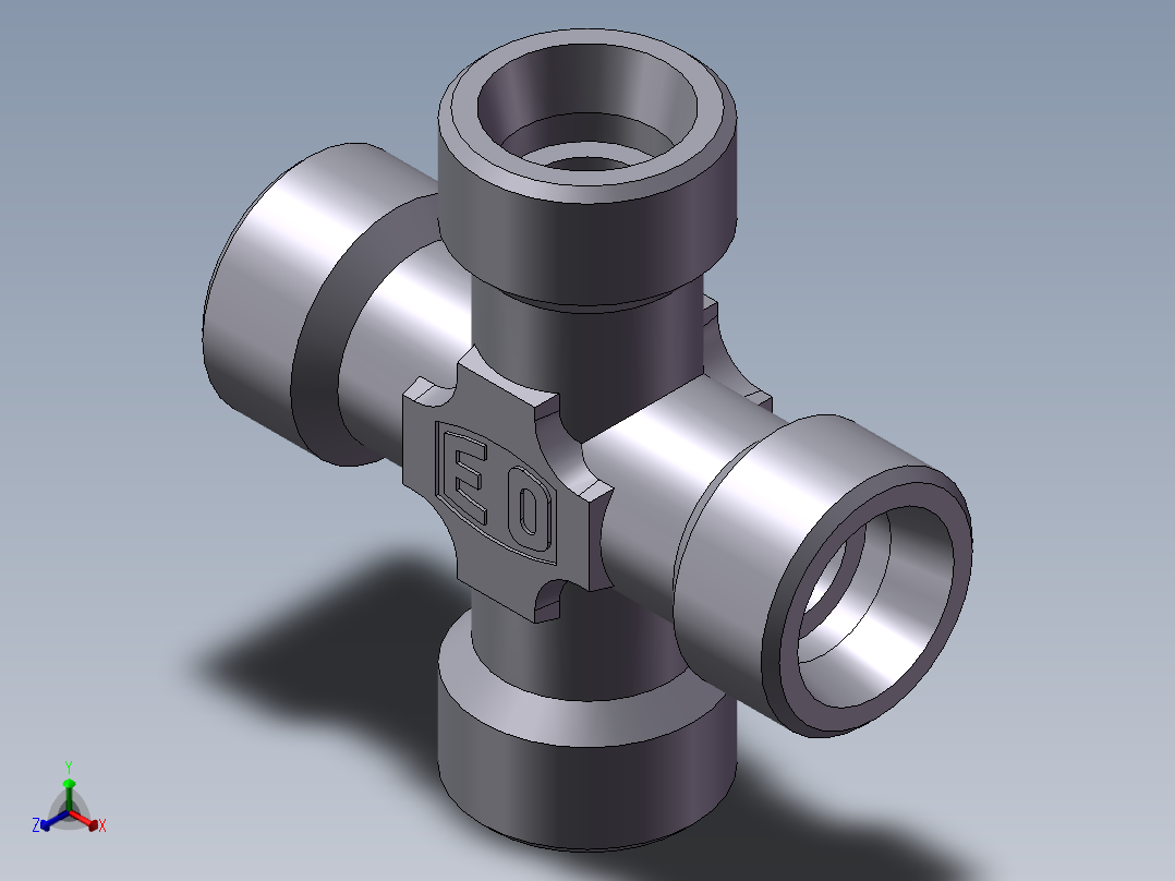 XC+XD 四通接头、XD-22