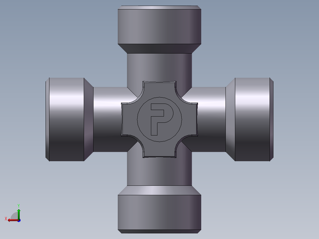 XC+XD 四通接头、XD-22后视图