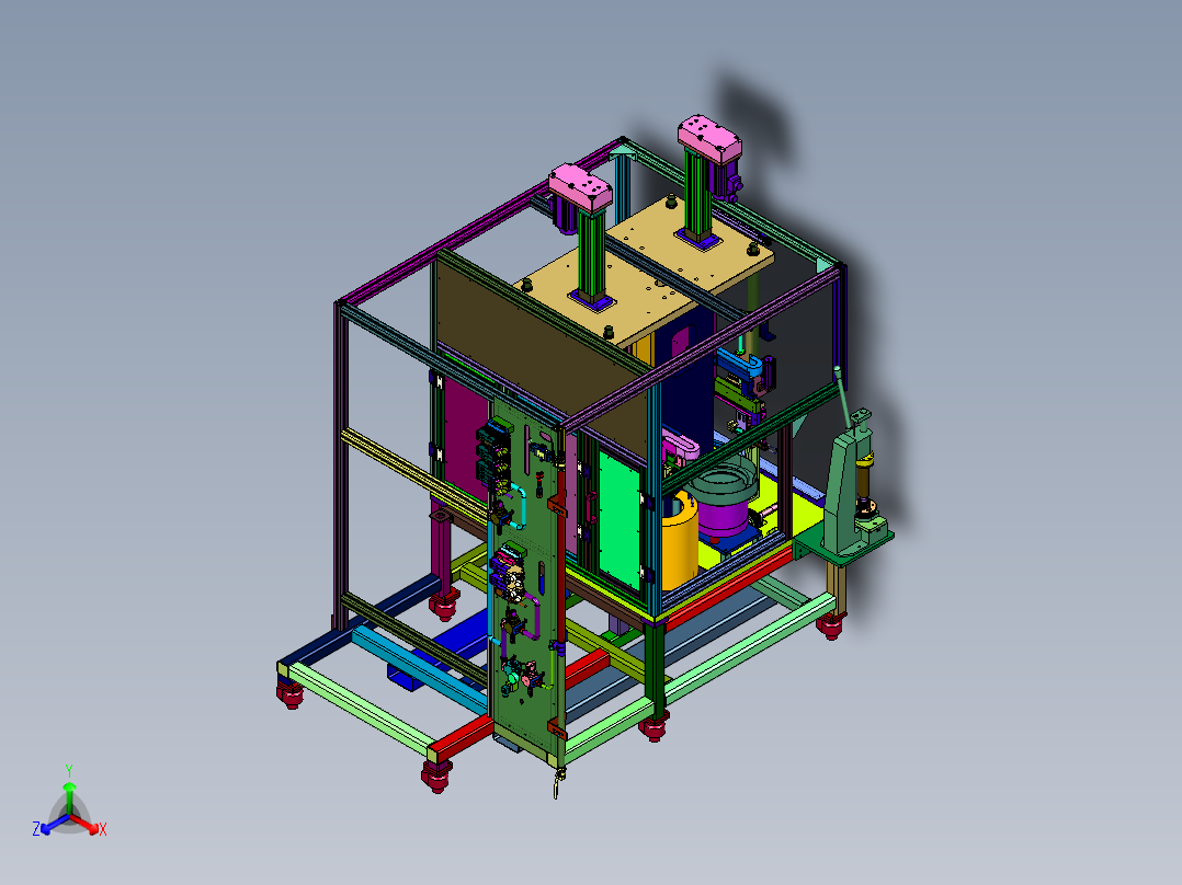 电机输出轴组件自动组装设备