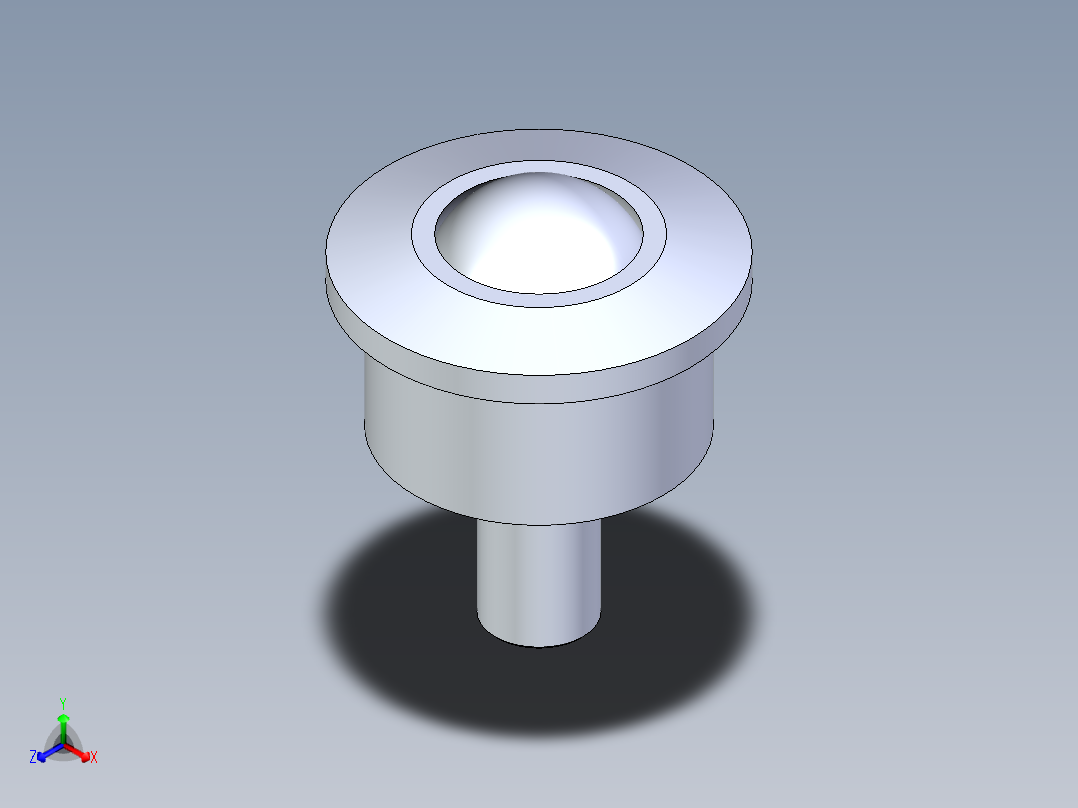 牛眼轴承SP-30FL主视图
