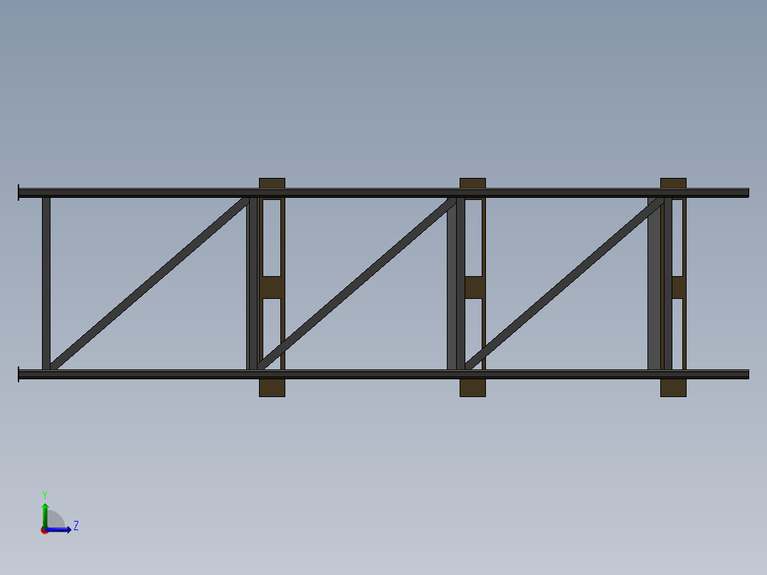 货架、3x3货架左视图