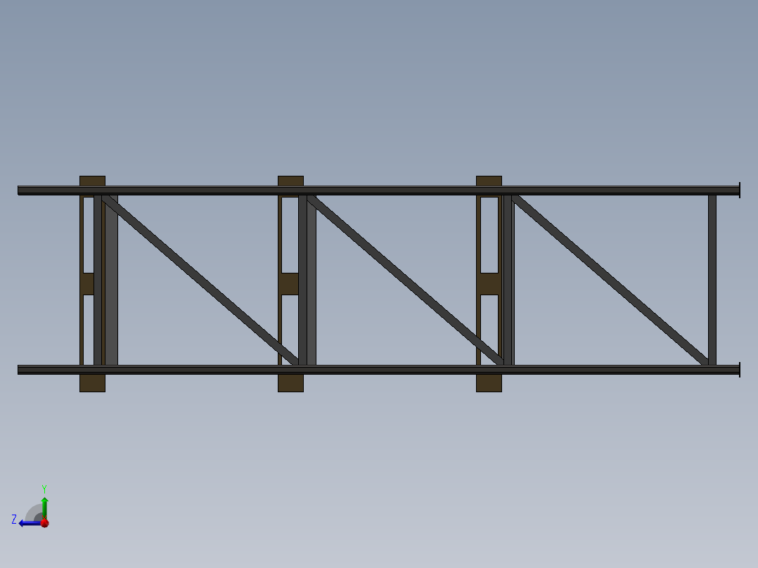 货架、3x3货架右视图